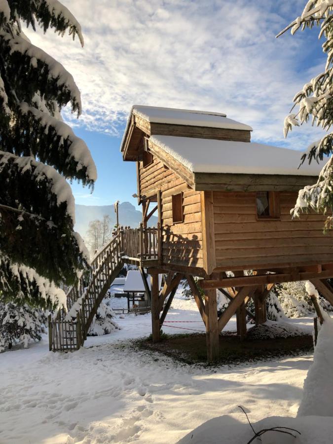 La Cabane A L'Oree Des Bornes Évires Buitenkant foto
