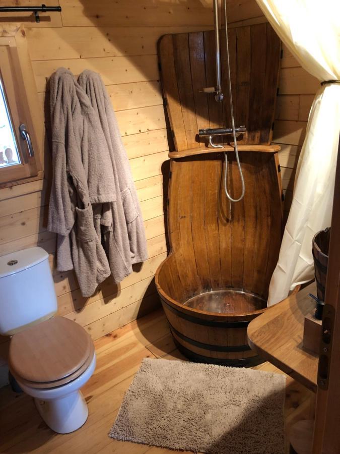 La Cabane A L'Oree Des Bornes Évires Buitenkant foto