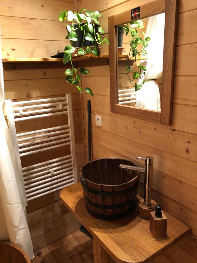 La Cabane A L'Oree Des Bornes Évires Buitenkant foto